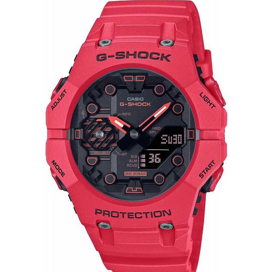 Uhren Casio | G-Shock Uhr Ga-B001-4Aer Herrenuhr Rot