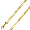 Halskette BINDER | Figarokette/Armband 2,8Mm Gelbgold 333 8 Karat Massiv Poliert Unisex