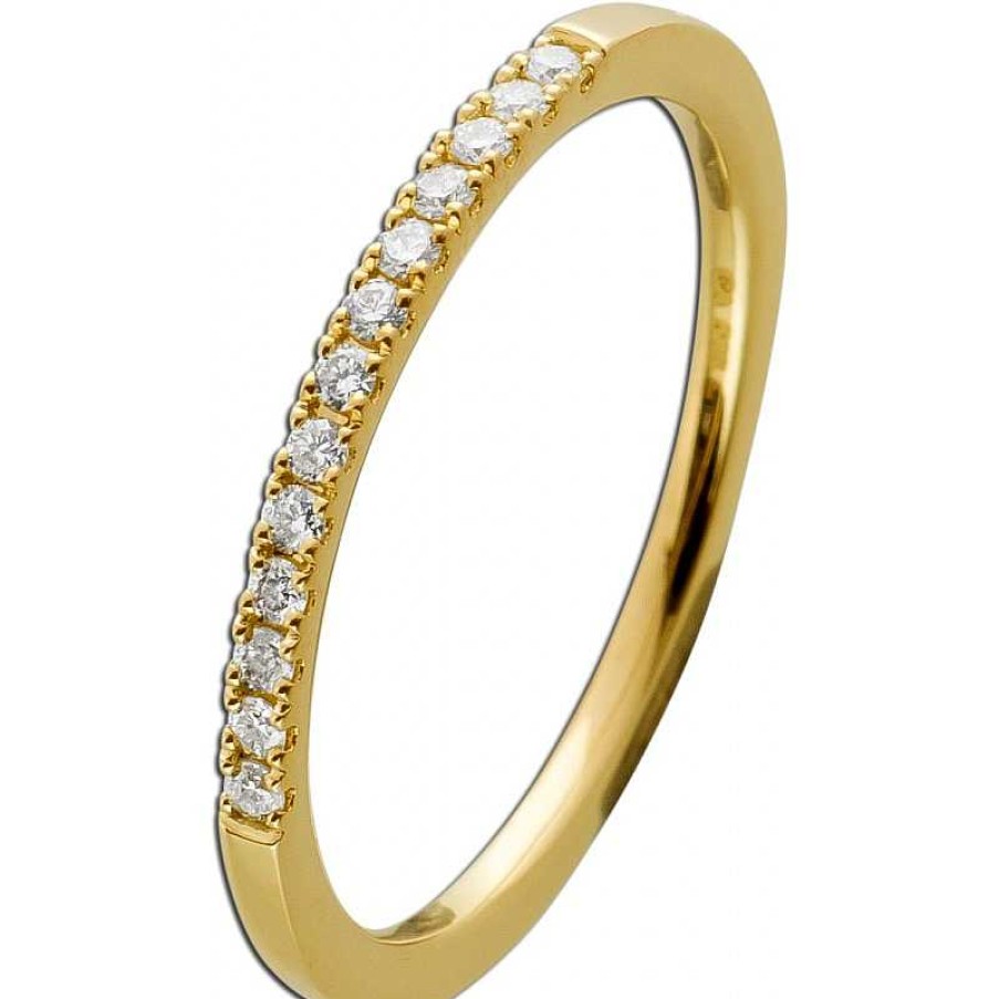 Ringe CH.ABRAMOWICZ | Memoire Ring Gelbgold 585 14 Karat 13 Diamanten 0,15Ct Tw/Vsi