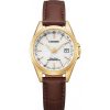 Uhren Citizen | Ec1183-16A Eco-Drive Damen Funk Solaruhr Braun Rosegold Farben 30Mm