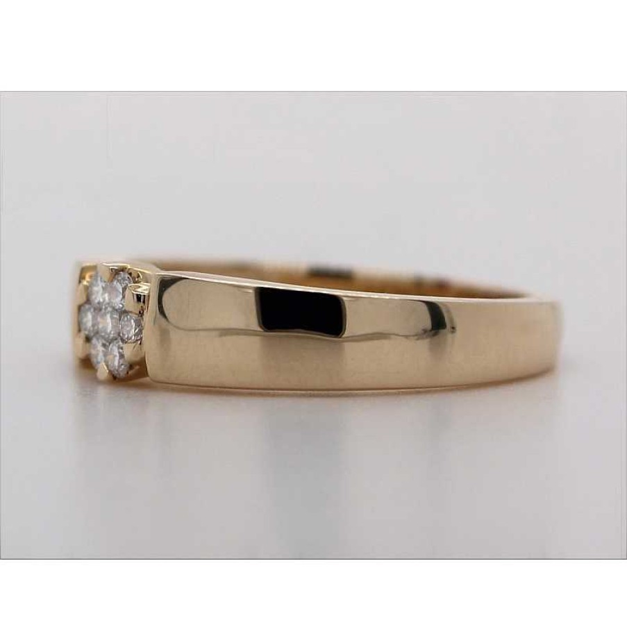 Ringe CH.ABRAMOWICZ | Brillantring Gelbgold 585 14 Karat 7 Diamanten 0,14Ct W/Si