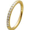 Ringe CH.ABRAMOWICZ | Memoire Ring Gelbgold 585 14 Karat 11 Diamanten 0,28Ct Tw/Vsi