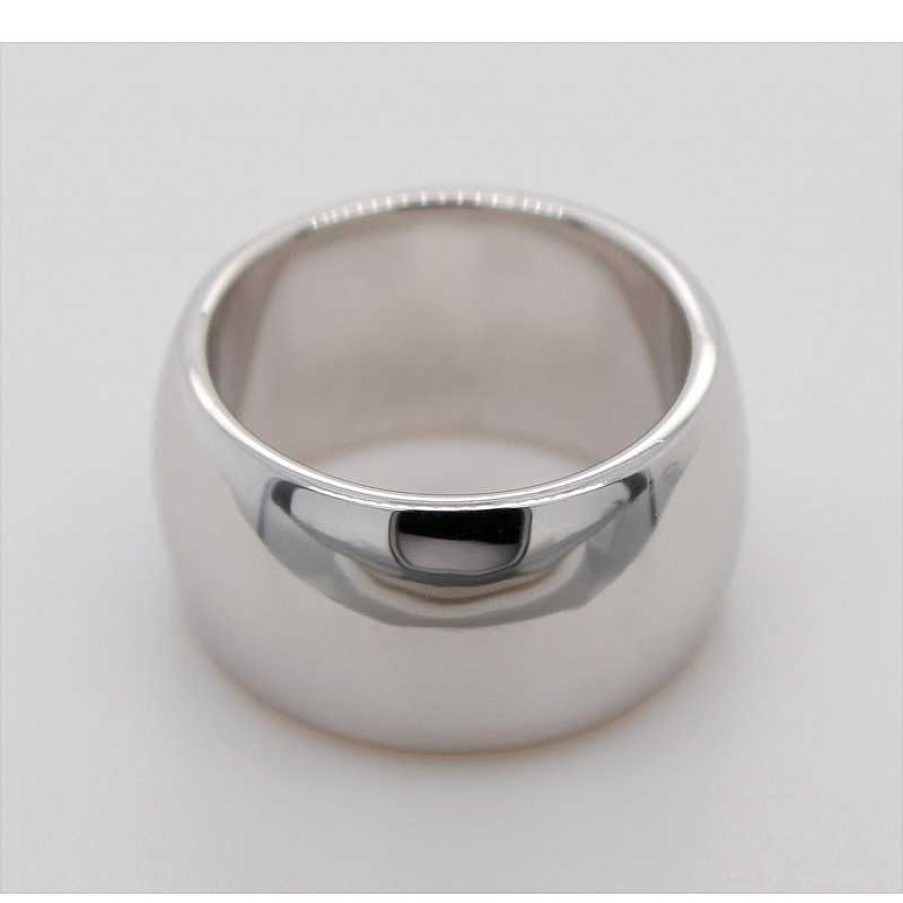 Ringe CH.ABRAMOWICZ | Breiter Silber Ring Damen Herren Unisex Silberring Sterling Silber 925 Damenschmuck Herrenschmuck