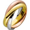 Ringe CH.ABRAMOWICZ | Trinity Tricolor Ring 585 14 Karat Gelbgold Wei Gold Rosegold Massiv