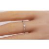 Ringe CH.ABRAMOWICZ | Solit R Ring Wei Gold 585 14 Karat 1 Diamant 0,08Ct W/Si