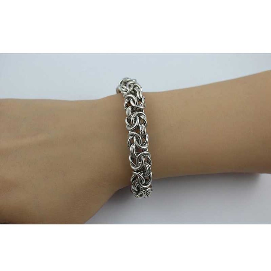 Armband CH.ABRAMOWICZ | Abgerundete K Nigskette 11Mm 925 Silber Halbmassiv Armband