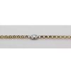 Halskette CH.ABRAMOWICZ | Collier Gelbgold 585 Diamant Brillant 0,35Ct Ltb/P1 Erbskette