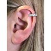 Ohrringe CH.ABRAMOWICZ | Helix Fake Piercing Ohrmuschelrand Schmuck Silber 925 Ca 50 Zirkonia 11X3,8Mm