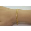 Halskette BINDER | Figarokette/Armband 3,4Mm Gelbgold 333 8 Karat Massiv Poliert