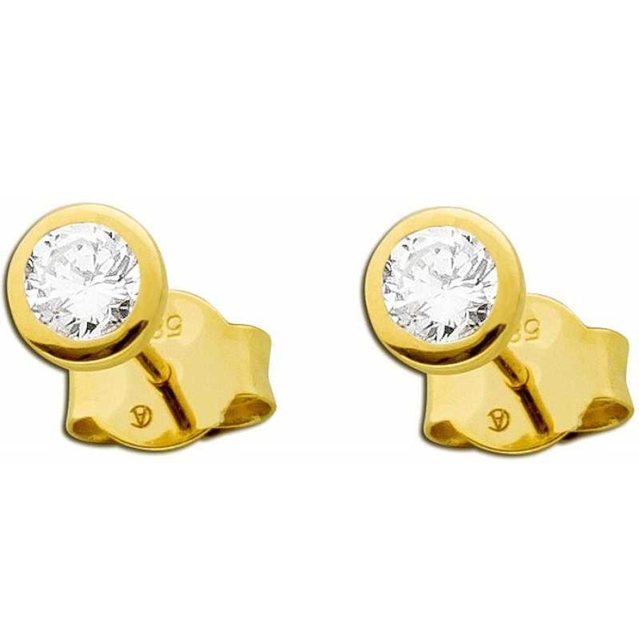 Ohrringe CH.ABRAMOWICZ | Solit R Ohrstecker 0,35Ct Tw/If Diamant Brillant Ohrringe Gold 585