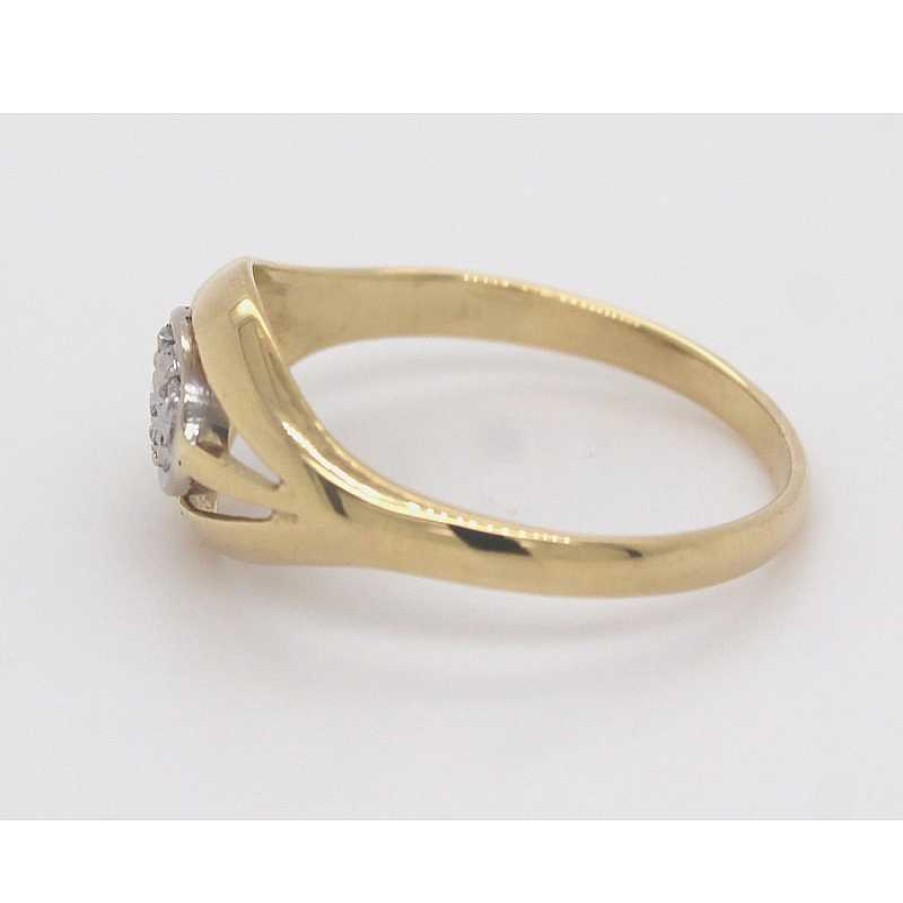 Ringe CH.ABRAMOWICZ | Diamantring Gelb/Wei Gold 750 6 Diamanten 0,09Ct. W/Si