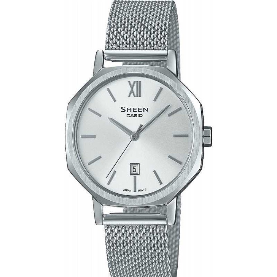 Uhren Casio | Sheen Classic Uhr She-4554M-7Auef Damenuhr 5Atm