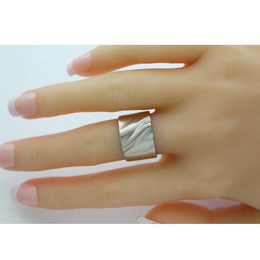 Ringe Vivien Lee | Ring Edelstahl Mattierte Oberfl Che Design By Vivien Lee