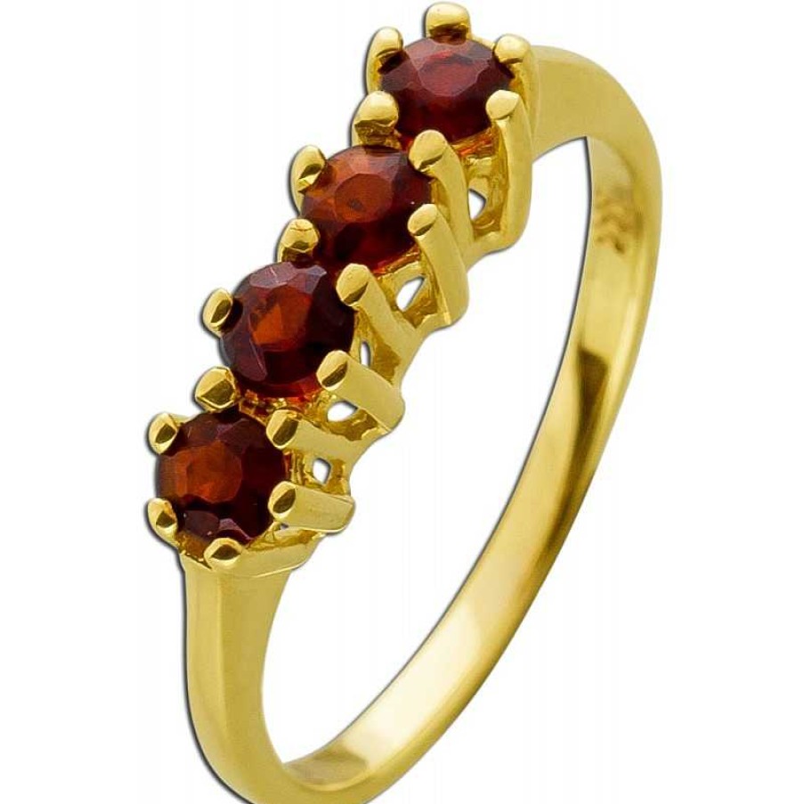 Ringe CH.ABRAMOWICZ | Spessartin Granat Ring Gelbgold 333 4 Spessartine Ca.0,48Ct.