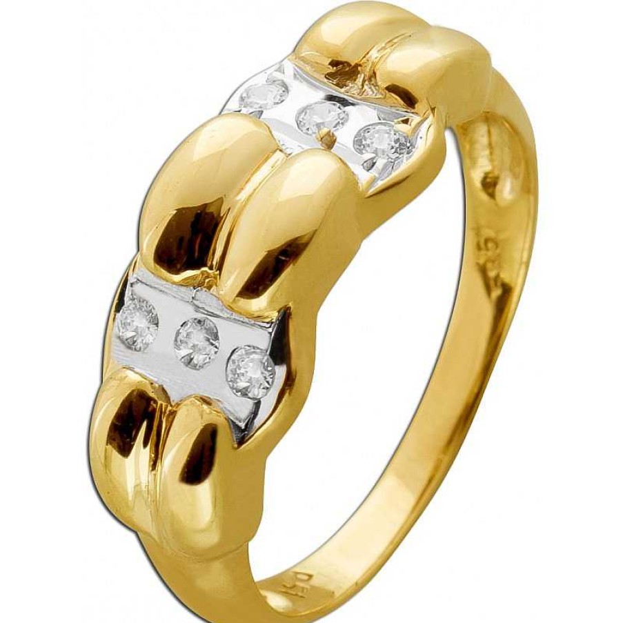 Ringe CH.ABRAMOWICZ | Brillantring Gelbgold 585 Diamanten 0.20Ct. Tw Vvs