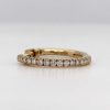 Ohrringe CH.ABRAMOWICZ | Diamant Creolen Gelbgold 750 18 Karat 32 Diamanten 0,28Ct W/Si