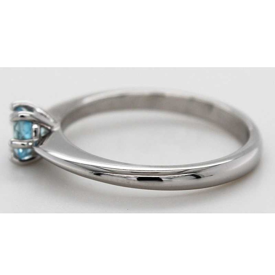 Ringe CH.ABRAMOWICZ | Solit Rring Silber 925 Blautopas Edelstein 0,60Ct. Hellblau