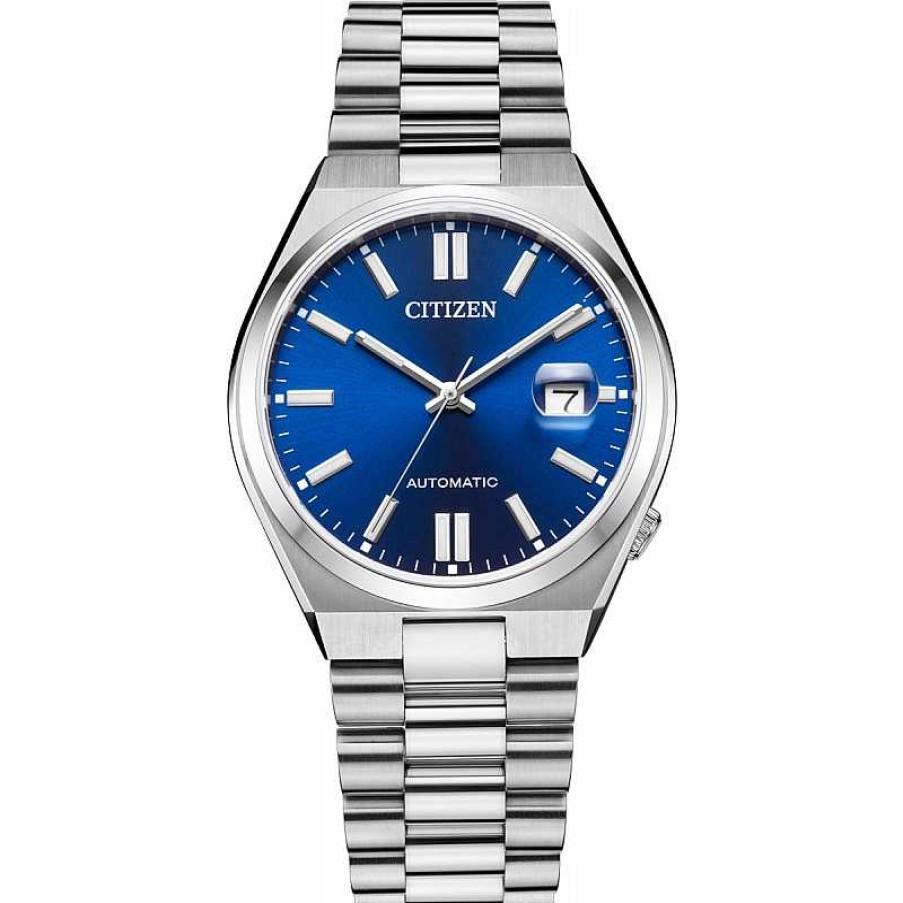 Uhren Citizen | Citizen Uhr Nj0150-81L Edelstahl Automatik Blau