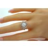 Ringe CH.ABRAMOWICZ | Ring Mondstein Silber 925 Cabochon 9Mm, Ringkopf 16Mm