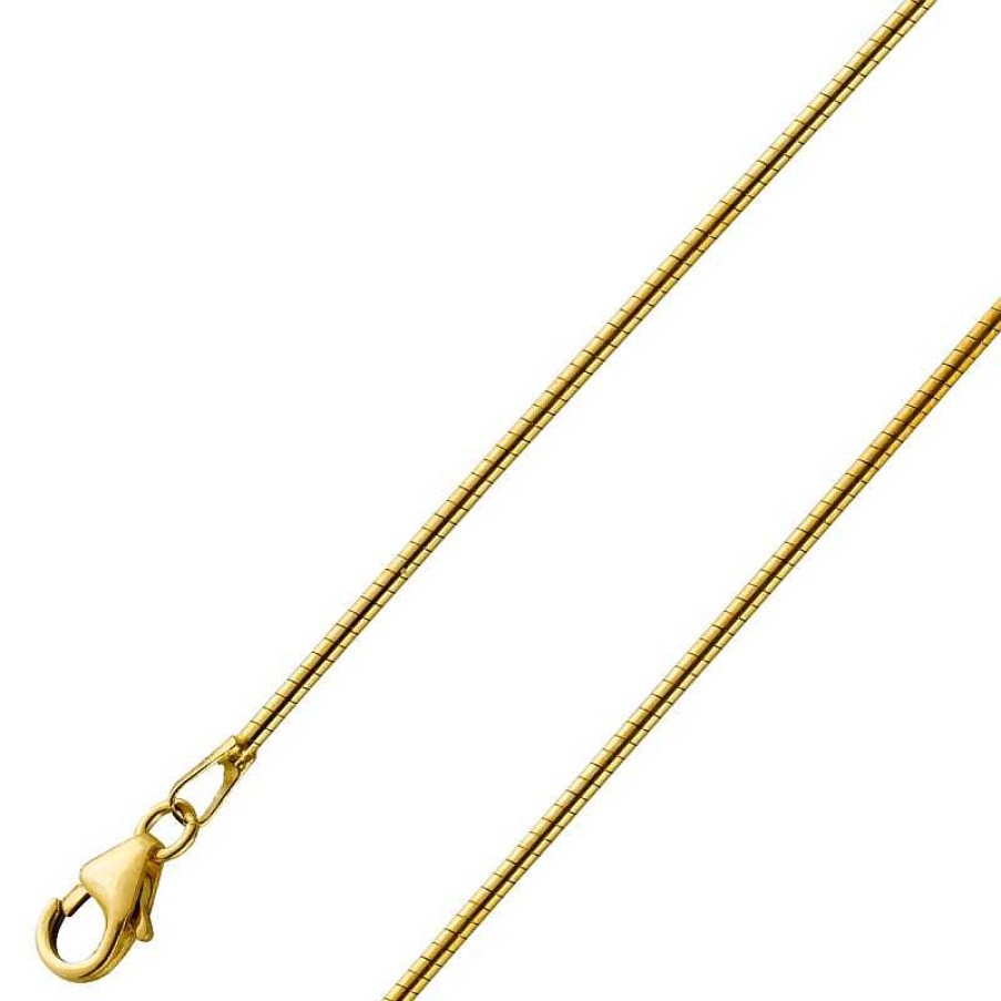 Halskette BINDER | Tonda Collier 1,2Mm Gold 333 8 Karat Massiv Poliert