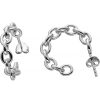 Ohrringe CH.ABRAMOWICZ | Ohrstecker Creolen Silber 925 Chain Ketten Ohrschmuck Silberschmuck