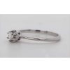 Ringe CH.ABRAMOWICZ | Solit Rring Wei Gold 585 1 Brillant 0,15Ct W/Si Krappenfassung