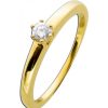 Ringe CH.ABRAMOWICZ | Diamantring Gelbgold585 14Karat1Brillant 0,15Ct Tw/If Krappenfassung