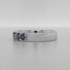 Ringe CH.ABRAMOWICZ | Memoire Ring Wei Gold 585 7 Saphire 0,92Ct Poliert Massiv