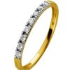 Ringe CH.ABRAMOWICZ | Memoire Ring Gelbgold 585 14 Karat 8 Brillanten 0,15Ct W/Si