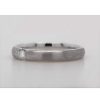 Ringe CH.ABRAMOWICZ | Solit Rring Platin 950 1Brillant 0,05Ct W/Si Mattiert Spannringoptik