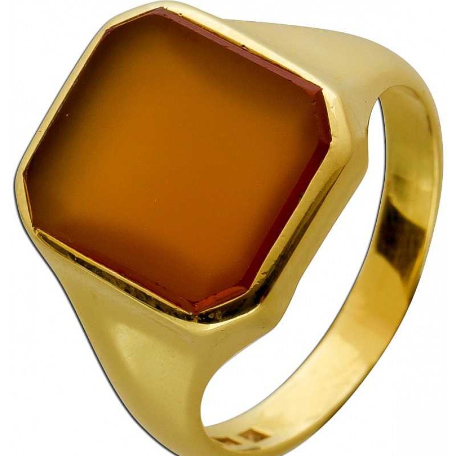 Ringe CH.ABRAMOWICZ | Antiker Ring Gelbgold 585 1 Carneol Edelstein