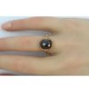 Ringe CH.ABRAMOWICZ | Antiker Granatring Von 1920 Gelbgold 585 Granat Cushion Cut