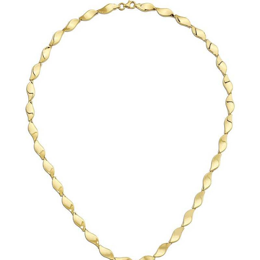 Halskette CH.ABRAMOWICZ | Goldkette Collier Goldarmband Gelbgold 333 Optik Vollmassiv