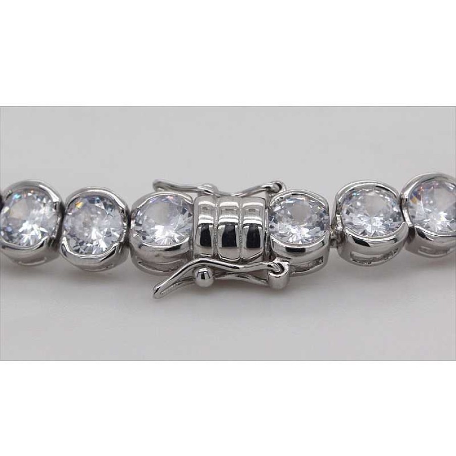 Armband CH.ABRAMOWICZ | Tennis Riviere Armband Silber 925 Brillant Funkelnde Weisse Zirkonia