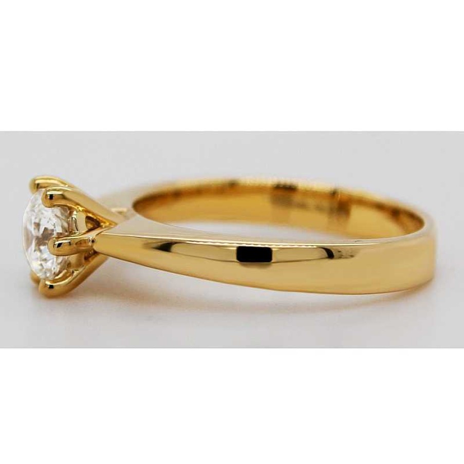 Ringe CH.ABRAMOWICZ | Verlobungsring Diamant 0,80Ct H Si2 Brillant Solit R 585 Gia Zerti