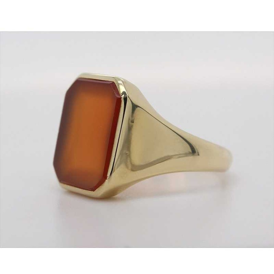 Ringe CH.ABRAMOWICZ | Antiker Ring Gelbgold 585 1 Carneol Edelstein