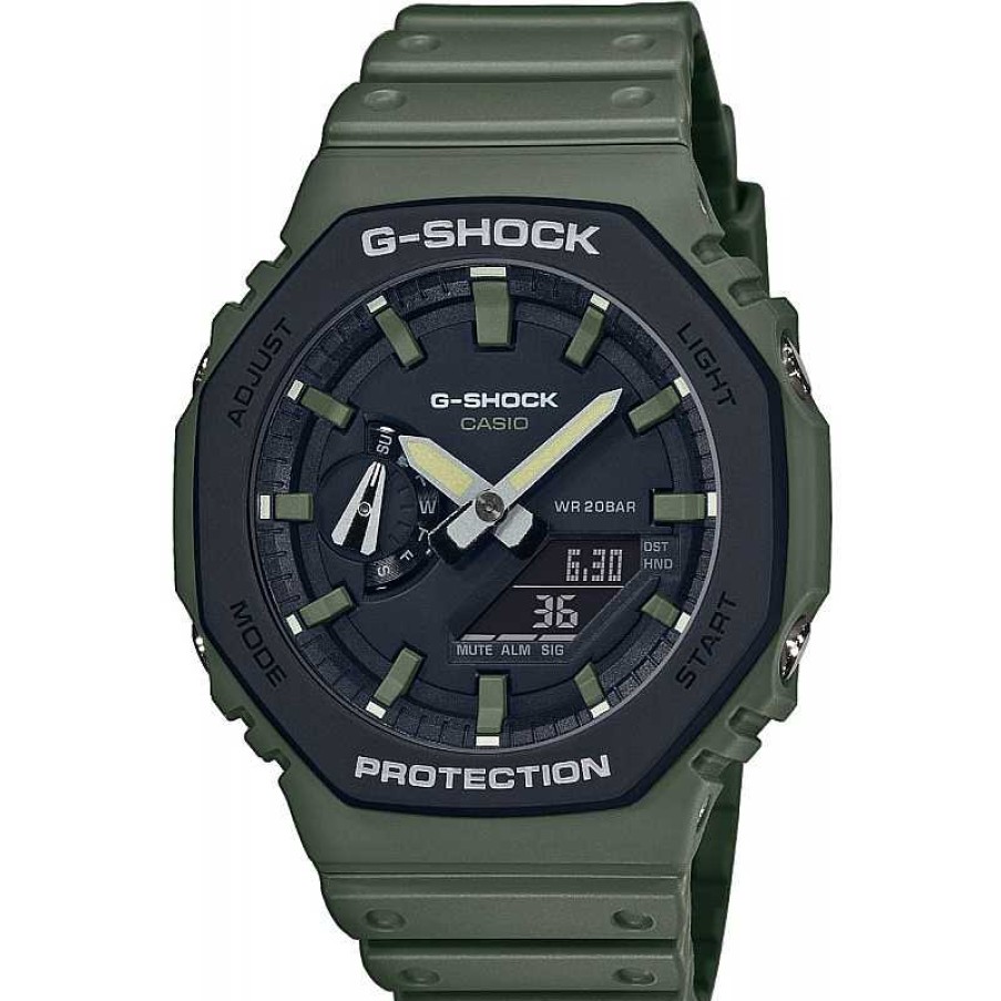 Uhren Casio | Casio G-Shock Uhr Ga-2110Su-3Aer Herrenuhr Gr N