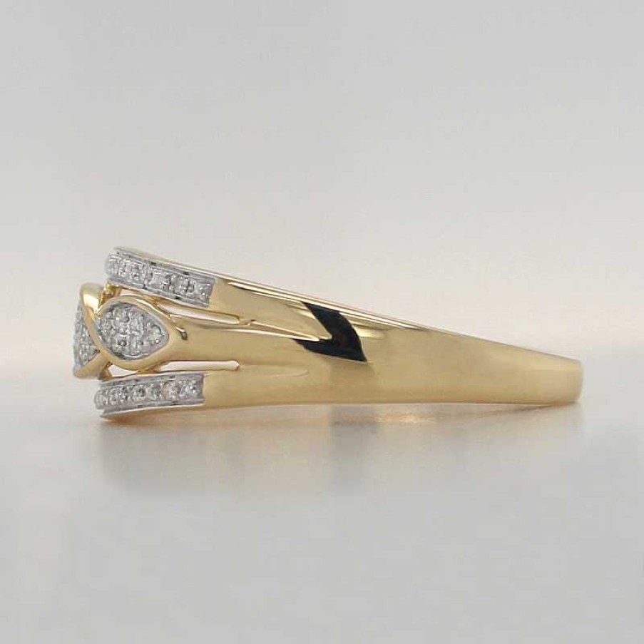 Ringe CH.ABRAMOWICZ | Ring Gelbgold 375 43 Brillanten 0,11Ct W/Si Diamantring