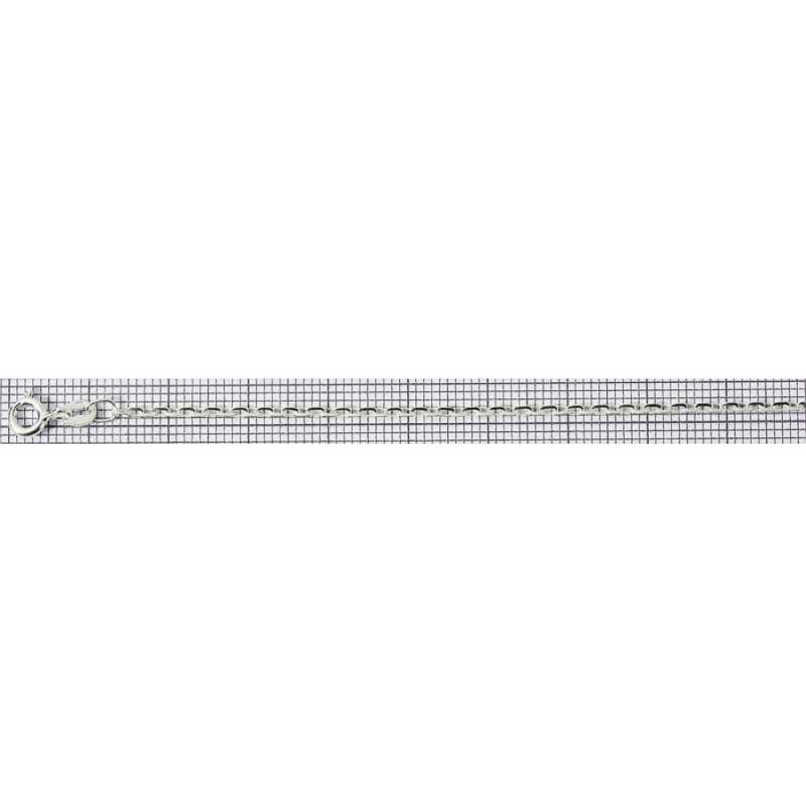 Halskette UNO A ERRE | Uno A Erre Ankerkette Herrenkette Silberkette Halskette Collier Silber 925 2Mm Massiv Rhodiniert Poliert