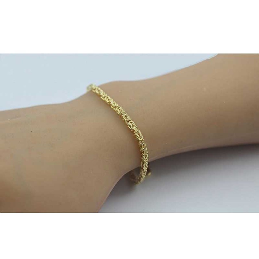 Halskette CH.ABRAMOWICZ | K Nigskette/Armband Gelbgold 585 14 Karat Massiv Poliert Unisex