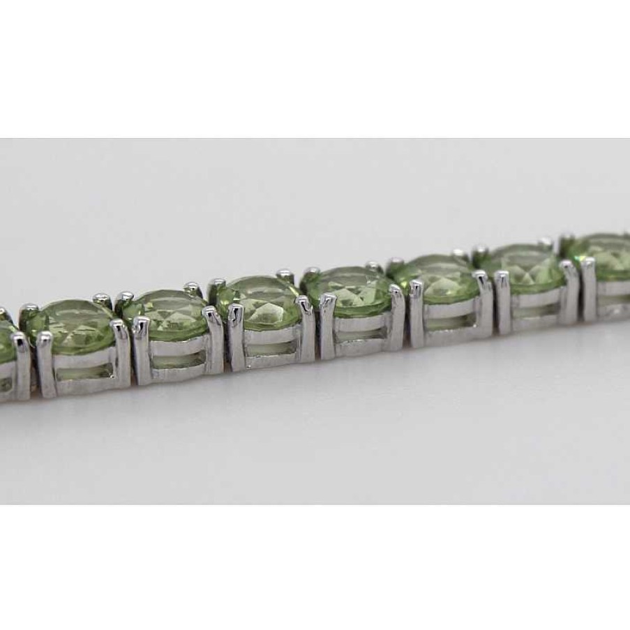 Armband CH.ABRAMOWICZ | Tennisarmband Silber 925 Gr Ne Peridot Edelsteine Poliert