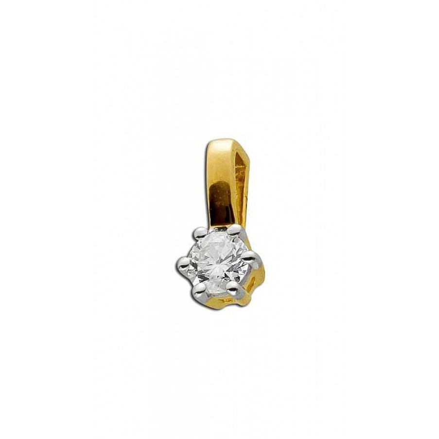 Kettenanh Nger CH.ABRAMOWICZ | Solit R Anh Nger Gelbgold 585 14 Karat 1Diamant 0,05Ct W/Si