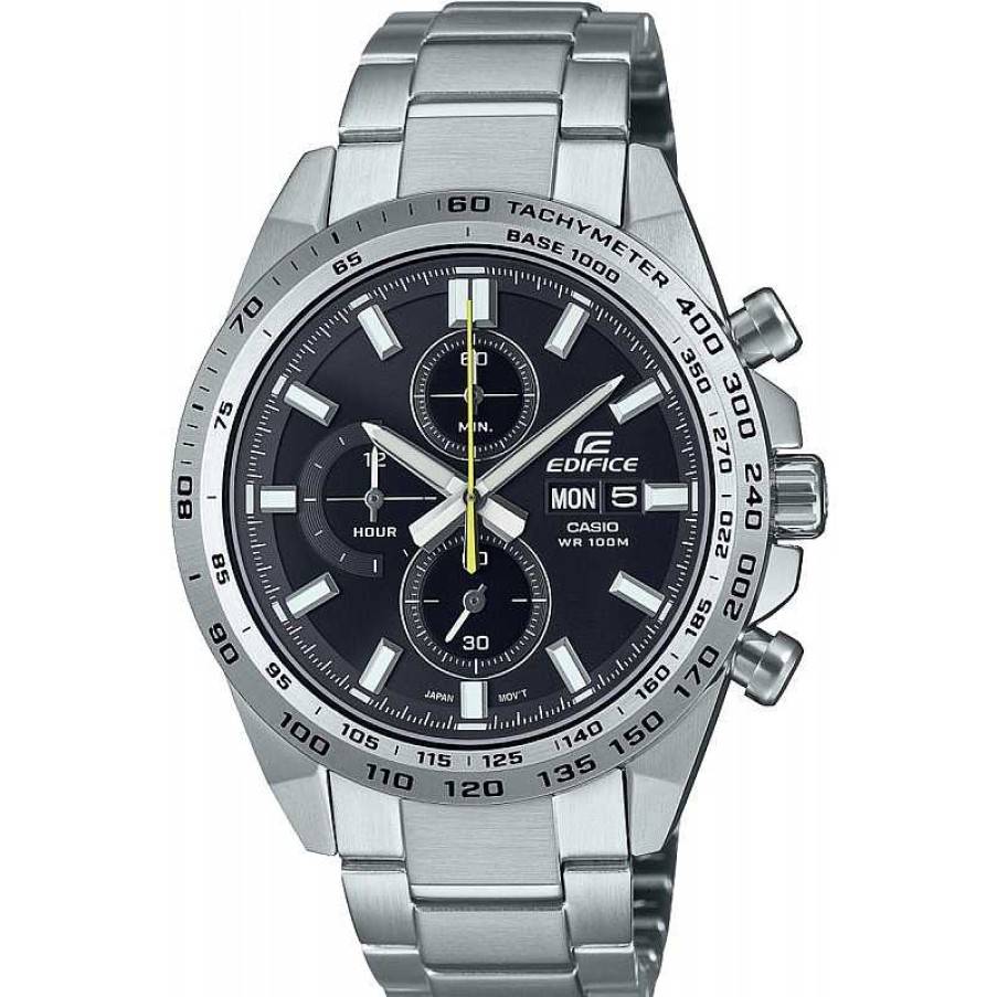 Uhren Casio | Uhr Efr-574D-1Avuef Chronograph Schwarzes Ziffernblatt