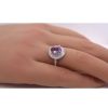 Ringe CH.ABRAMOWICZ | Ring Silber 925 1Amethyst Wei E Zirkonia Poliert Rhodiniert