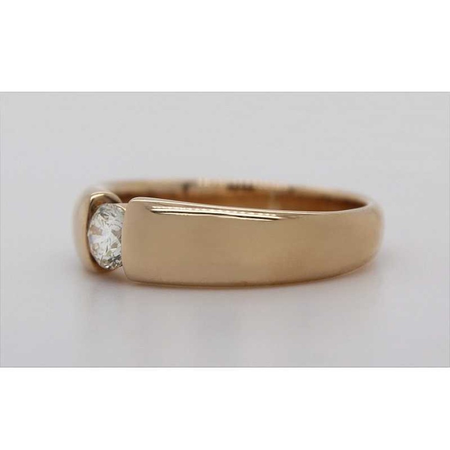 Ringe CH.ABRAMOWICZ | Solit Rring Gelbgold 585 1 Brillant 0,43-0,45Ct. Tcr/Lp