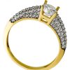 Ringe CH.ABRAMOWICZ | Ring Gelbgold 333 8 Karat Ca. 100 Fukelnde Zirkonia Iced Out