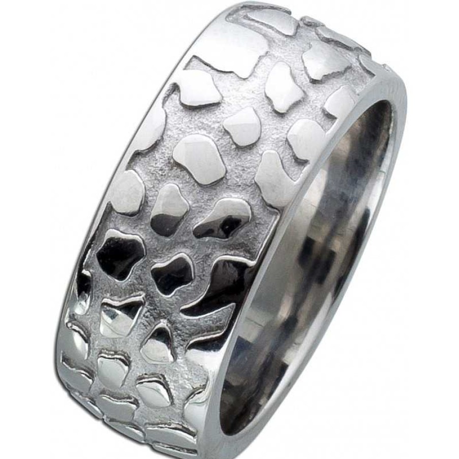 Ringe Toyo Yamamoto | Edelstahl Unisexring Verziertem Muster Damenschmuck Toyo Yamamoto