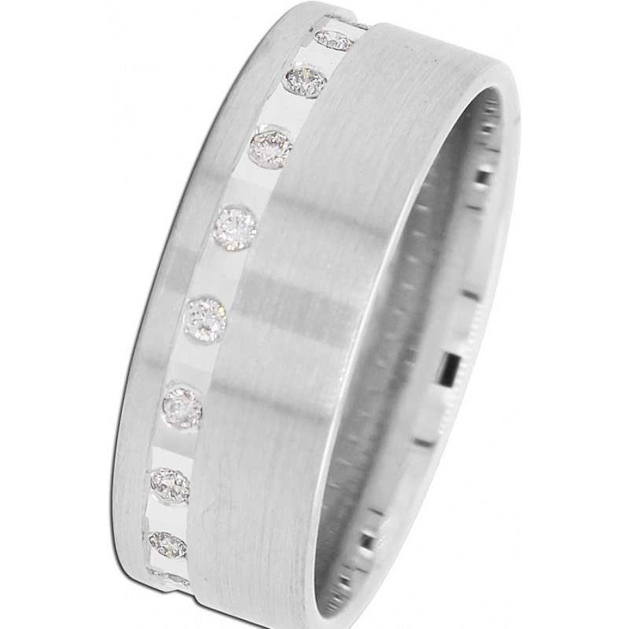 Ringe CH.ABRAMOWICZ | Brillantring Wei Gold 585 20 Diamanten 0,20Ct Tw/Vvs