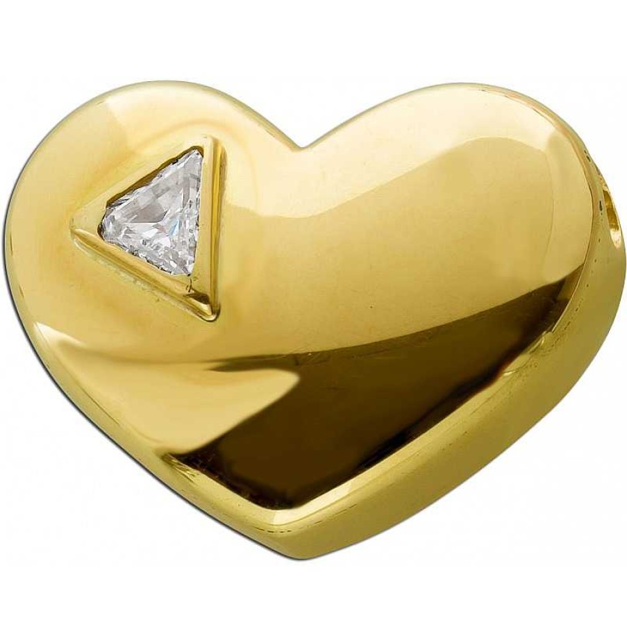 Kettenanh Nger CH.ABRAMOWICZ | Herz Diamant Anh Nger Gelbgold 750 1 Diamant 0,25Ct Tcr/Si