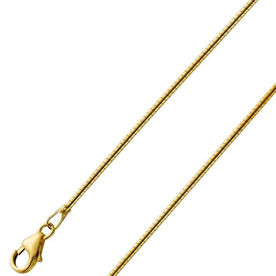 Halskette BINDER | Tonda Collier ,21Mm Gold 585 14 Karat Massiv